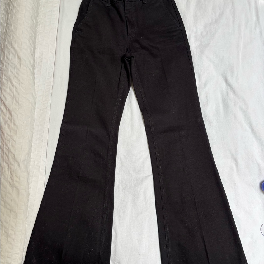 Mango Classic Black Flare Pants
